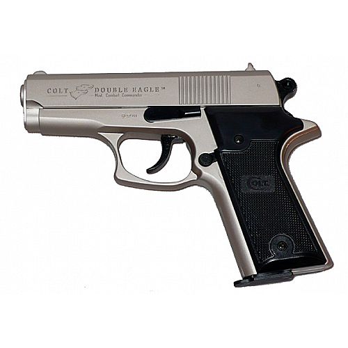 Pistolet d'alarme UMAREX - Colt Double Eagle Nickelé - 9 mm à